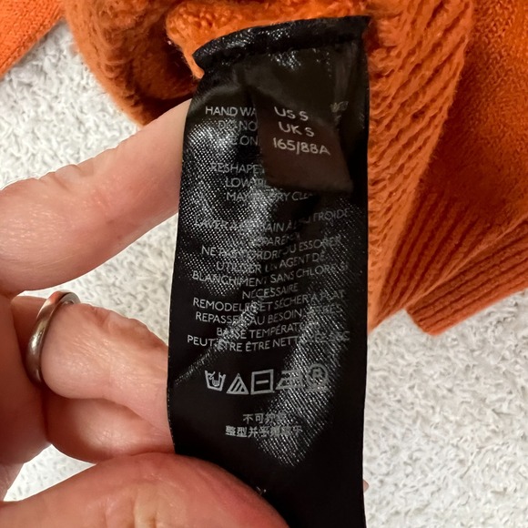 Anthropologie Sweater Womens Small Draped Cowl Neck Pull Over Long Sleeve NWT - Picture 8 of 10